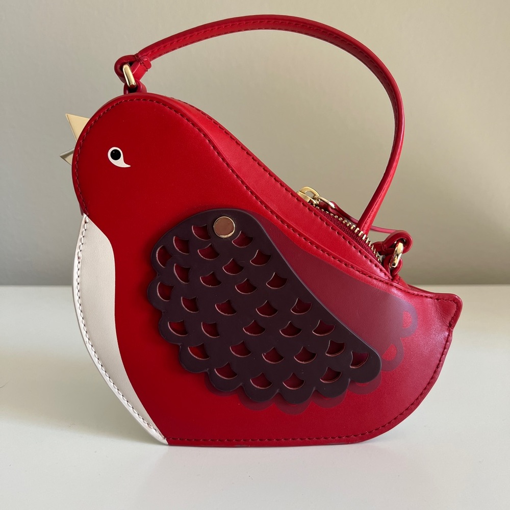 NWOT Kate Spade Red Bird Purse